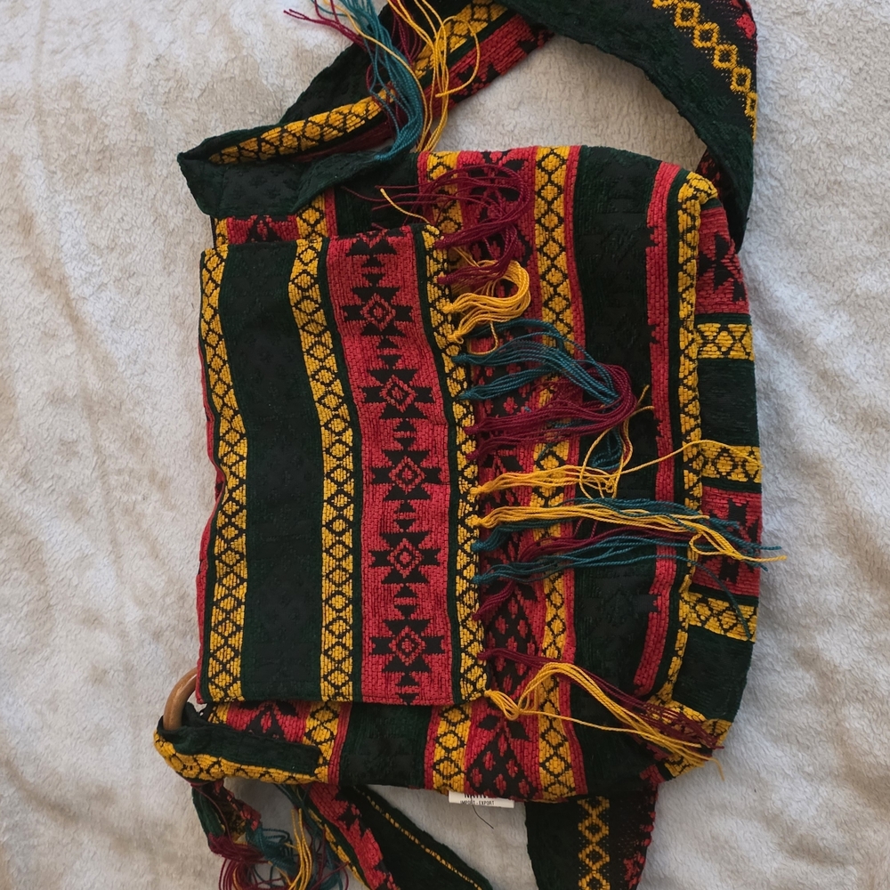 Multicolor Patterned Women Bag